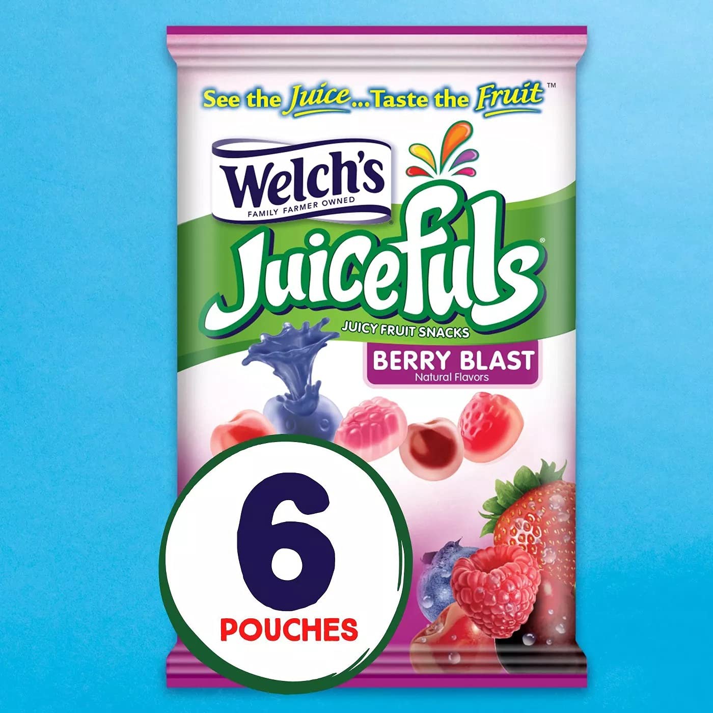 1 Oz Welch'S Juicefuls Berry Blast 6Ct