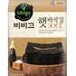 bibigo Roasted Seaweed Snack, Korean-Style Savory Seasoned with Salt and Sesame Oil, 5g (8-Pack)