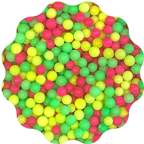 COOL MOM SPRINKLES Neon Bead Sprinkles Medley (4 oz.) - Glow In The Dark Sprinkles Themed for Decorating Cakes, Cupcakes, Cookie