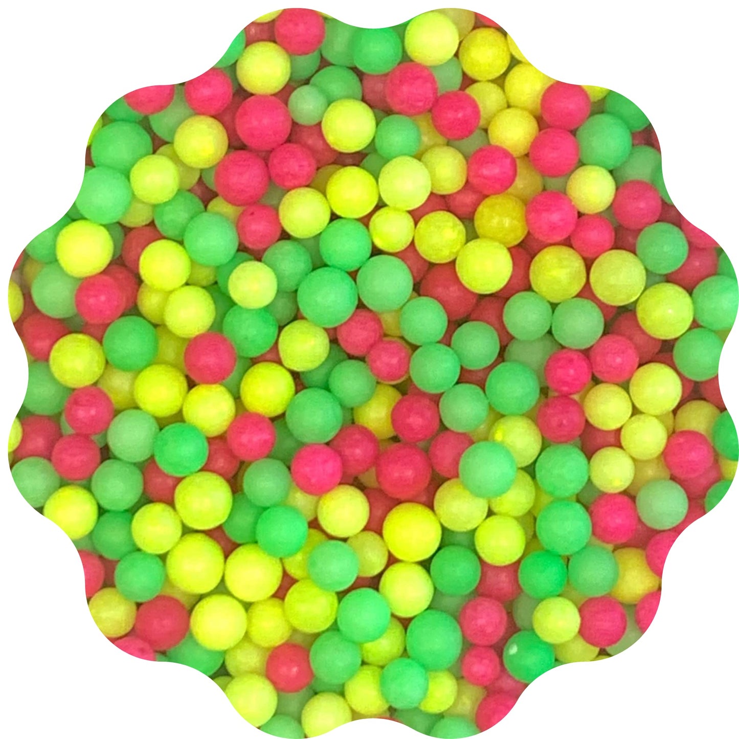 COOL MOM SPRINKLES Neon Bead Sprinkles Medley (4 oz.) - Glow In The Dark Sprinkles Themed for Decorating Cakes, Cupcakes, Cookie