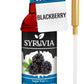 Syruvia Sugar Free Blackberry Syrup With Syrup Pump Dispenser - Blackberry Syrup Flavor, 25.4 fl oz - Perfect for Cocktails, ice