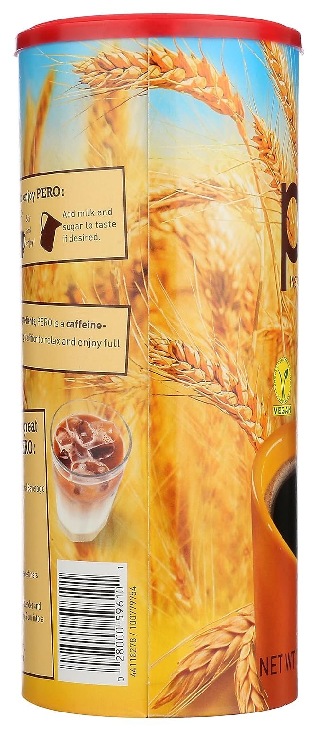 Pero Instant Natural Beverage, 7-Ounce Canisters, Pack of 3, Basic Pack, Model 011802