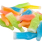 DM Sweets Wax Bottles - 1 lb of Nostalgic Assorted Colored Fruit Flavored Liquid Filled Chewy Wax Bottles