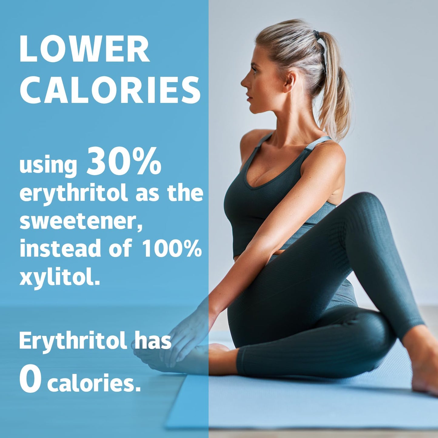 Dc24 Daily Care Xylitol Erythritol Mints, No Aspartame Sugar Free Mints, Low-Calorie, Refresh Breath Mints Keto Peppermint 30 Pi