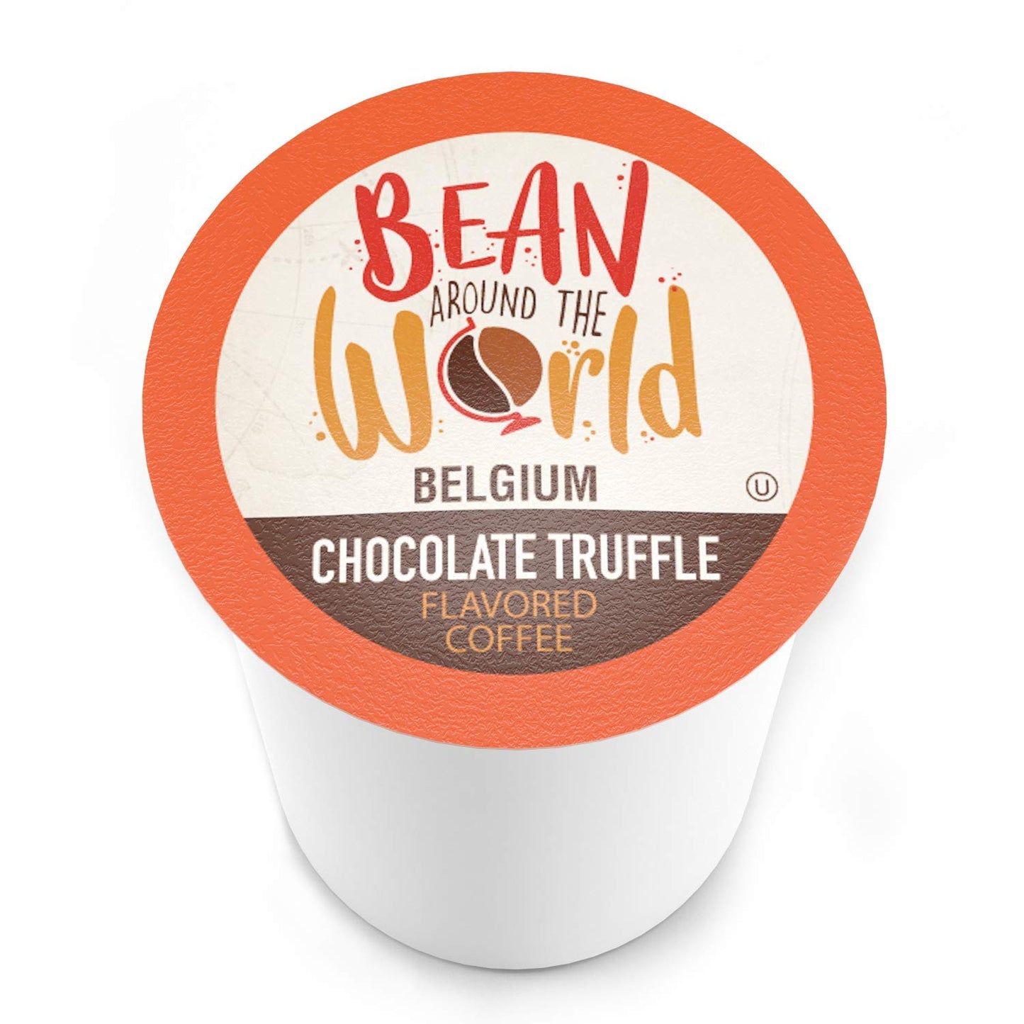 BEAN AROUND THE WORLD Flavored Coffee Compatible with 2.0 Keurig K Cup malt-inspired, Chocolate Truffle, 40 Count