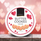 Mattigans Pink Heart Butter Cookies Danish Style Cookie, 12 Oz Tin, Gourmet Gifts, Holidays, Birthday, Special Occasions, Assor