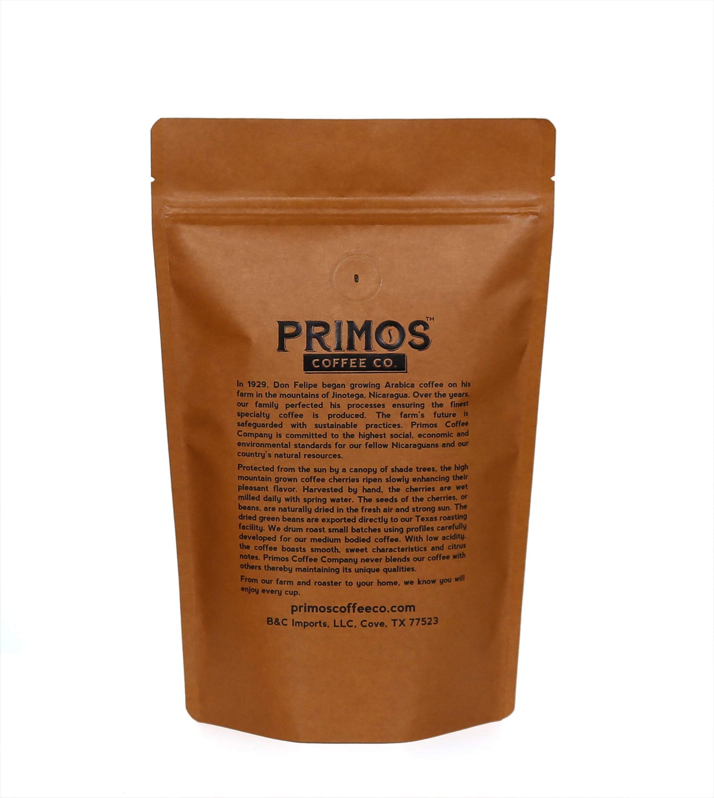 French Press Specialty Coffee, Coarse Ground, Primos Coffee Co (Dark Roast, 12 Oz)