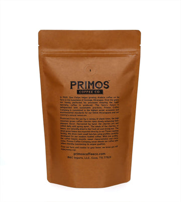French Press Specialty Coffee, Coarse Ground, Primos Coffee Co (Dark Roast, 12 Oz)