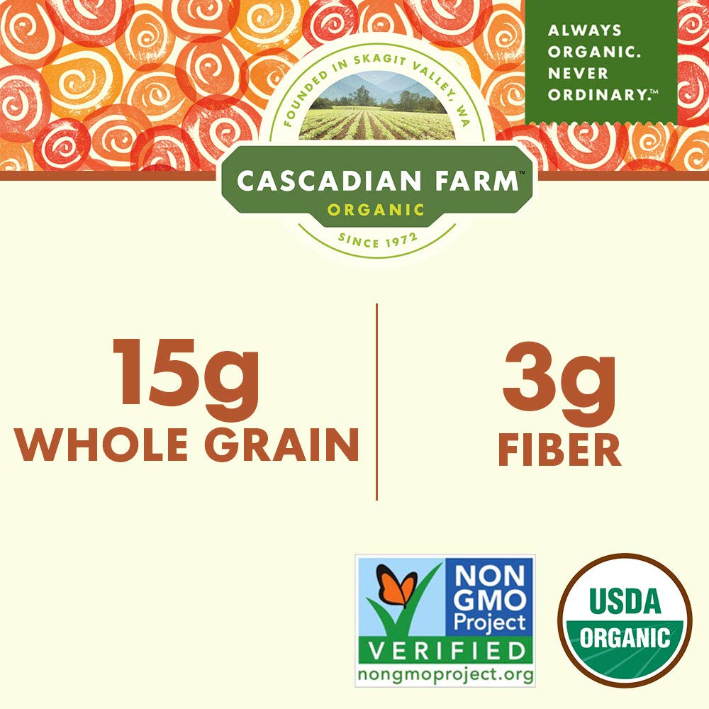 Cascadian Farm Organic Cinnamon Crunch Cereal 9.2 Oz Box