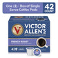 Victor Allens Coffee French Roast Dark Roast Pods, 42 Count, Compatible with Keurig K-Cup malt-inspired, Brown