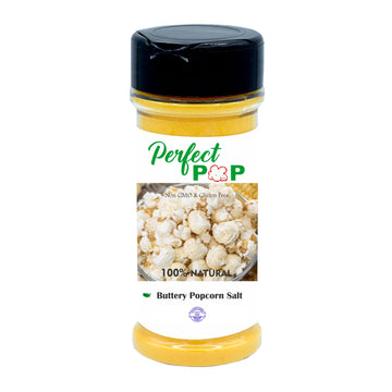 Popcorn Season Salt with Buttery Flavor-Movie Theater Popcorn Taste- 8.5oz Jar