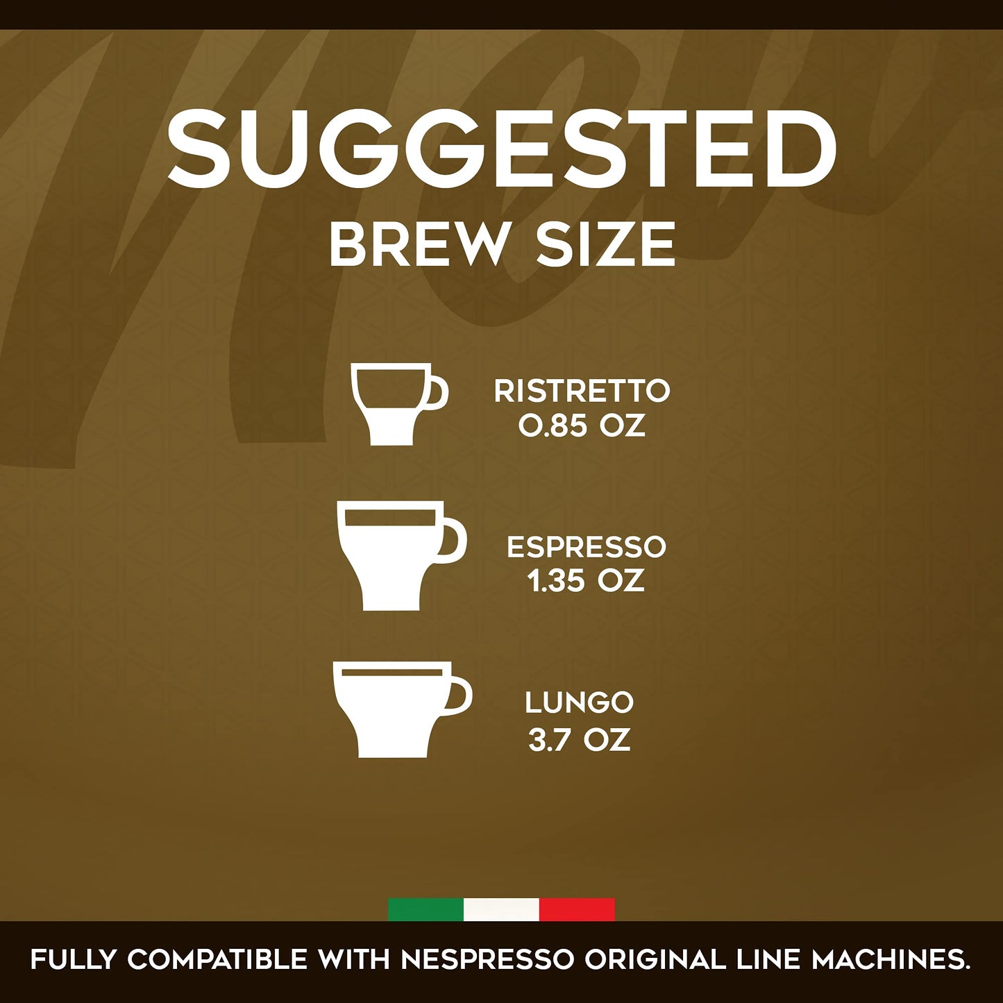 Espresso Italia Supremo Blend Coffee Pods - 100 Aluminum compact pieces Compatible with Nespresso Original Lines - 20 Count (Pack of 5)