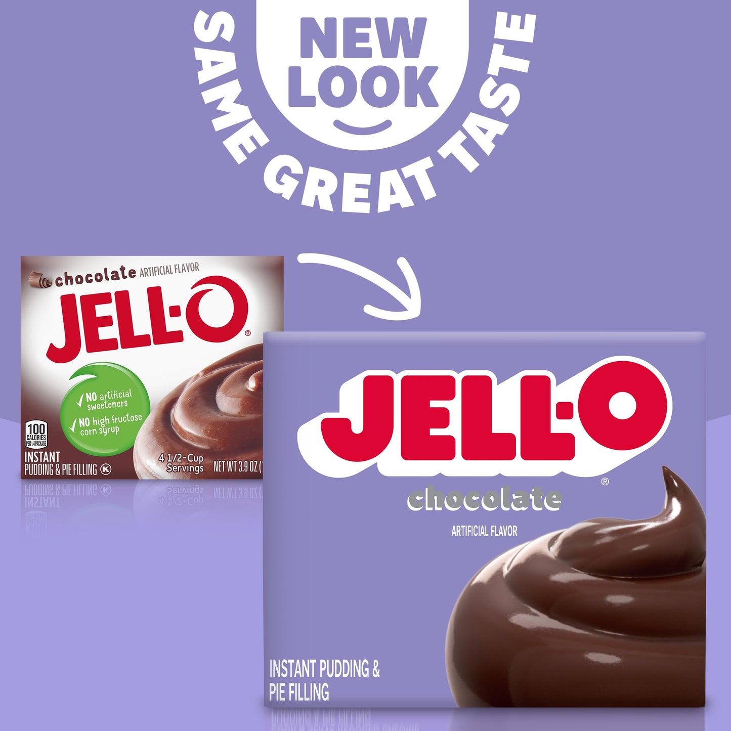 Jell-O Chocolate Instant Pudding & Pie Filling Mix, 3.9 oz Boxes, 24 Count, Chocolate Flavor