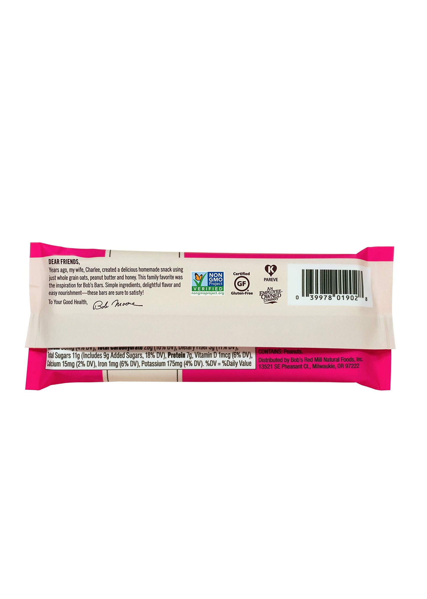 Bob's Red Mill Peanut Butter Jelly & Oats Snack Bar - 1.76 Ounce (Pack of 12) - Gluten Free, Non-GMO, Whole Grain