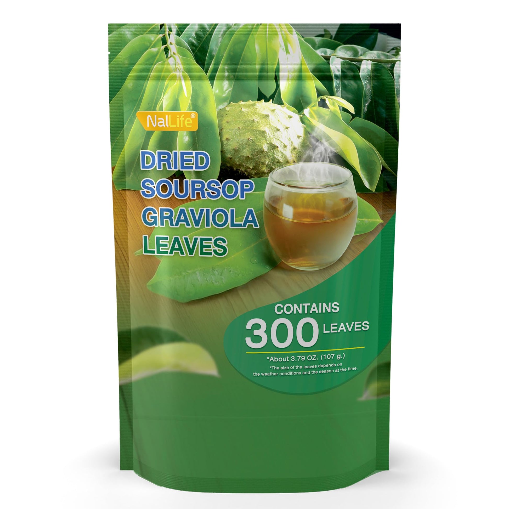 NalLife Soursop Graviola Leaves for Tea 300 Leaves