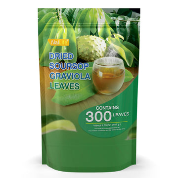 NalLife Soursop Graviola Leaves for Tea 300 Leaves