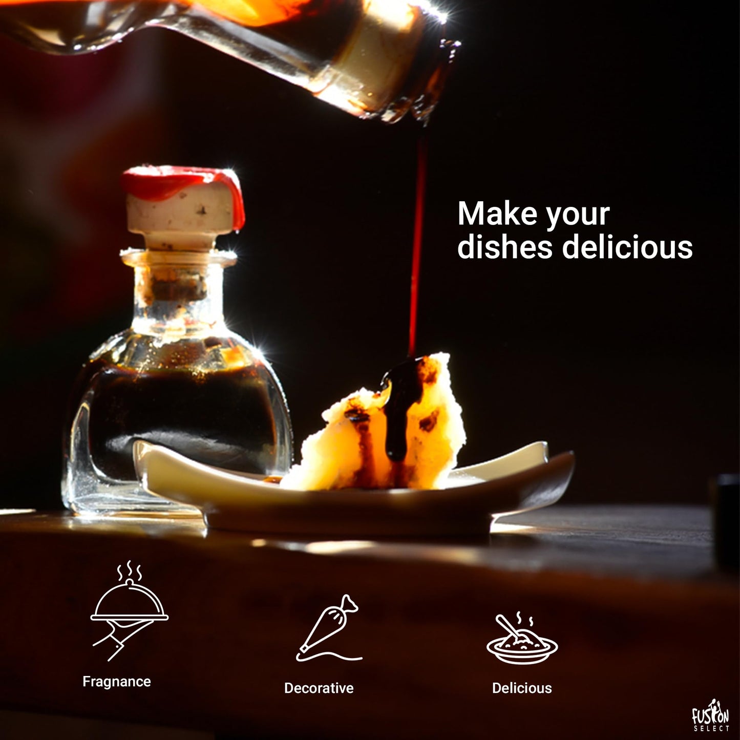 Fusion Select 500Ml Chinese Black Vinegar - Authentic Chinkiang Black Vinegar For Cooking, Sauces, Dressings - Zero Artificial C