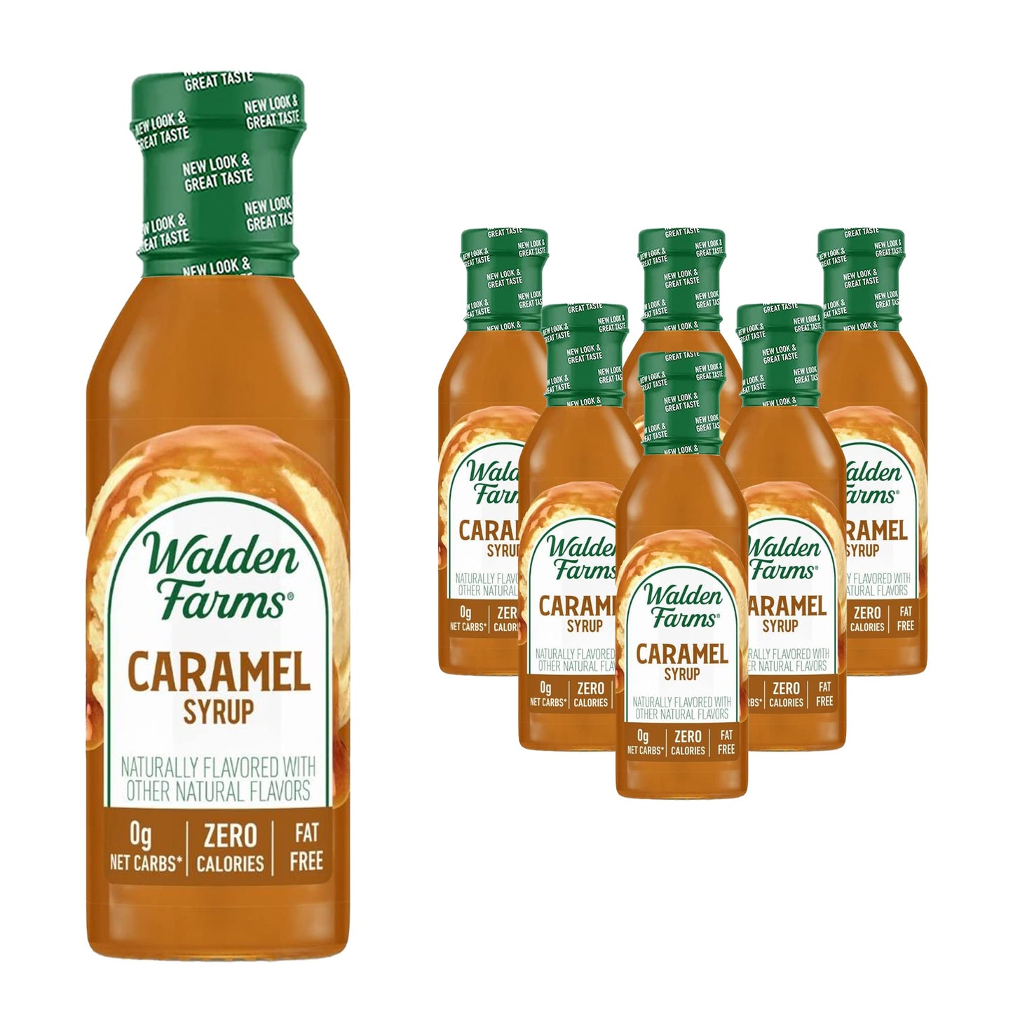 Walden Farm Near Zero Caramel Syrup 340g (Pack of 6)