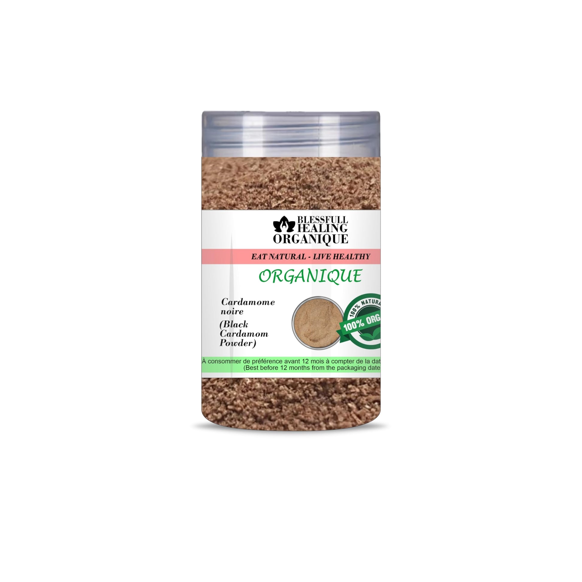 Blessfull Healing Organic Black Cardamom Powder 100 Gram