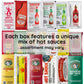 Hot Sauce Variety Pack Box 40 Single Serve Packets Up To 15 Brands Gift Box For Hot Sauce Lovers Travel Lunches Meal Prep By June Street Market