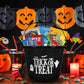 Halloween Basket Gift Care Package - 45 Count Snack Bucket Filled With Assorted Candy, Chocolates &   For Trick-Or-Treat, Classroom Parties, Office Events & Family Fun - Black