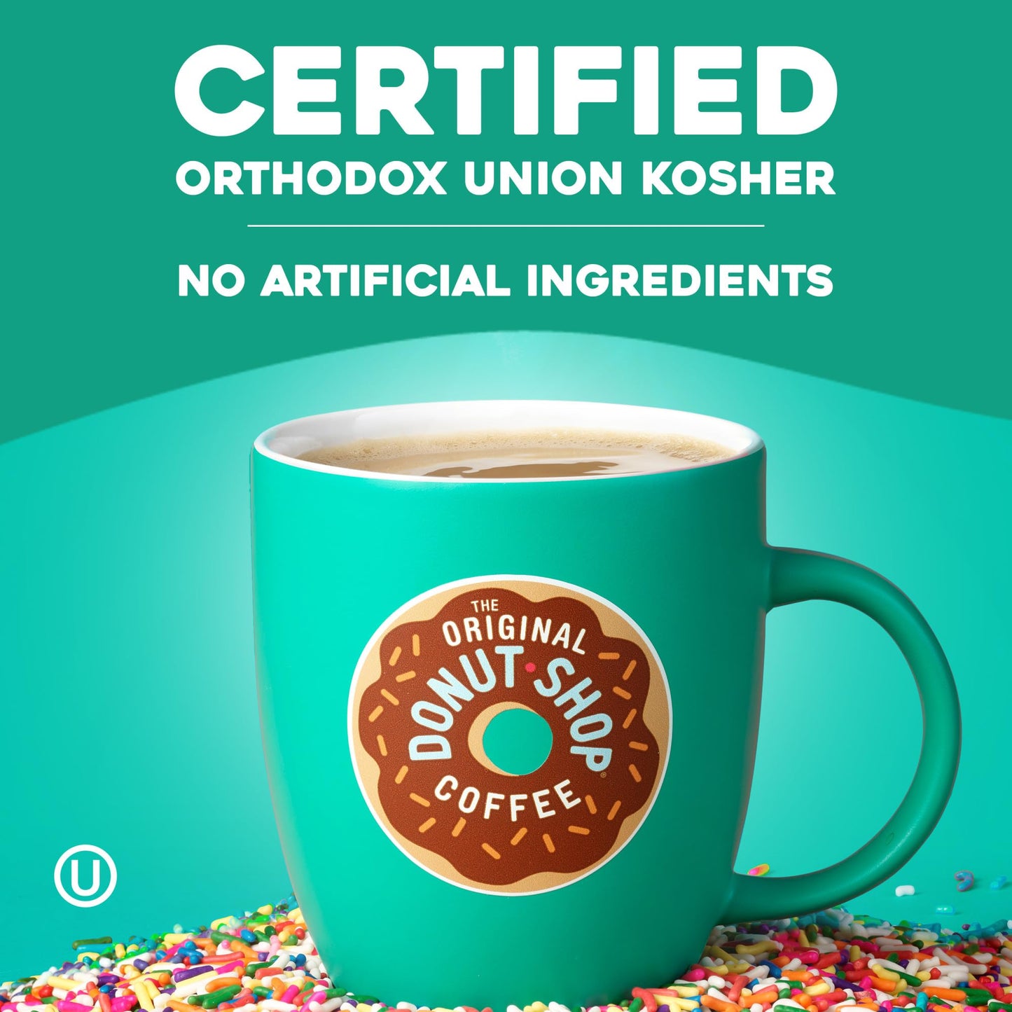 The Original Donut Shop Coffee  Regular  Medium Roast  Ground Coffee  12 oz Bag