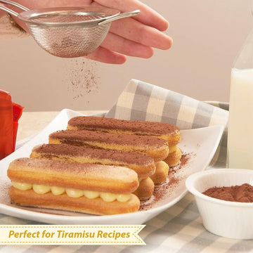 Lady Fingers For Tiramisu, 12 Pack, 200G (7 Oz) Each, Shelf Stable Bulk Savoiardi Case, Ladyfingers Cookies For Tiramisu, Ideal