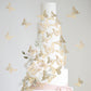40 Pcs Laser 3D Butterfly Cupcake Toppers Hollow Arts Butterfly Cake Decorations For Baby Shower Wedding Fairy Birthday Party Su