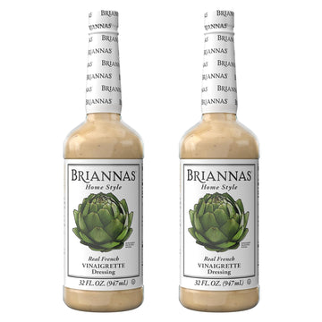 BRIANNAS - Home Style Real French Vinaigrette Dressing - Fine Salad Dressing made with Premium Ingredients - Sugar Free Dressing