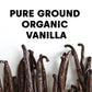 Wilderness Poets Organic Pure Vanilla Powder, Tahitian Grade A, 0.5 oz Glass Jar - Perfect for Baking, Coffee, Ice Cream, Chefs