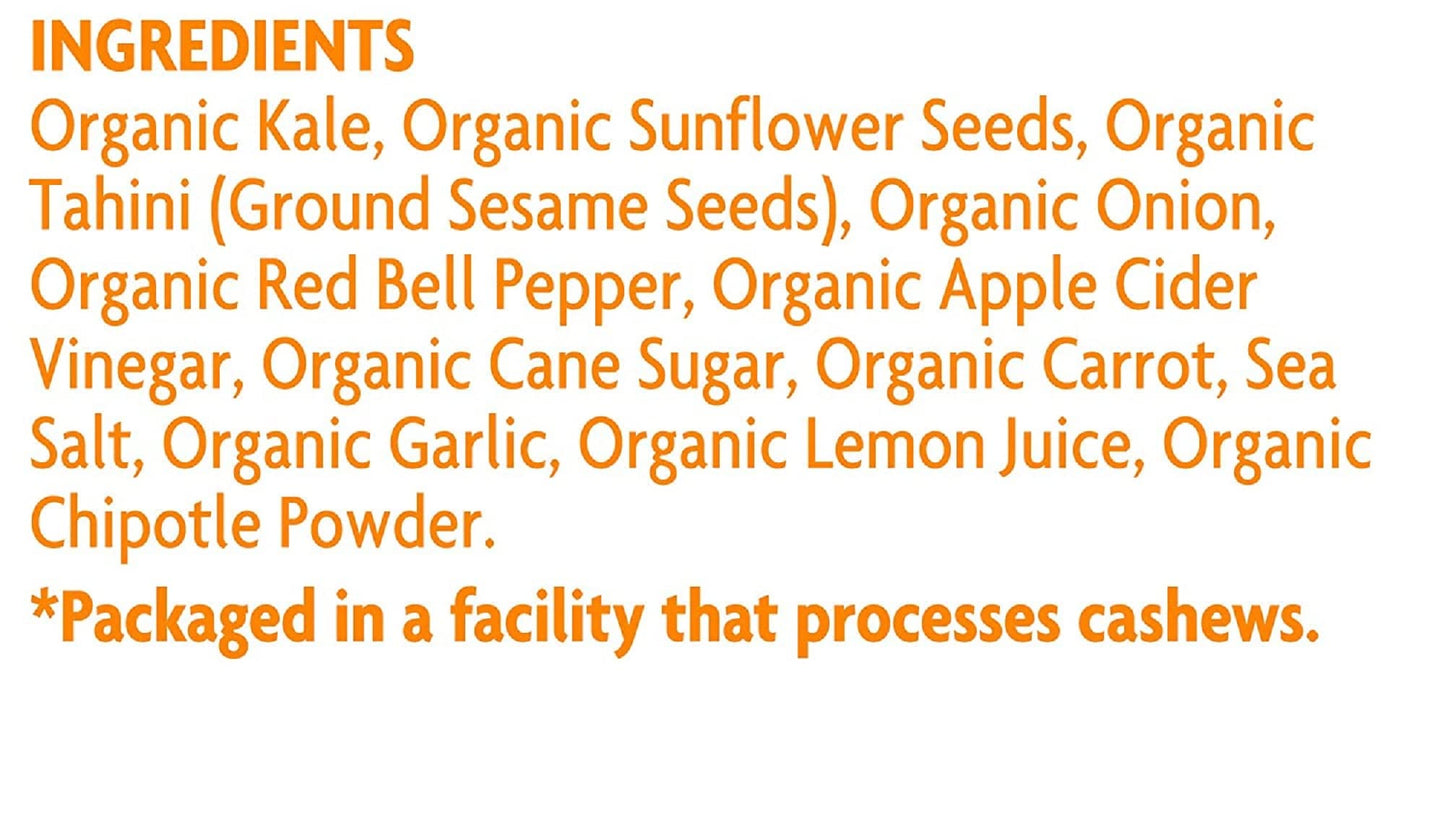 Rhythm Superfoods Chip Kale Zesty Nacho Org