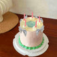 Keaziu 20 Pack Bow Cupcake Toppers, Fabric & Card, Gray 2, Birthday & Wedding Party Decorations