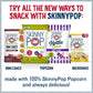 SkinnyPop Popcorn, Sea Salt & Pepper, Whole Grain, Dairy-Free Snack, 4.4oz Bags (12ct)