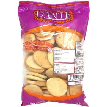 Dante Crackers Cuban With Garlic Galletas Cubanas 8 Oz (226 Gr)