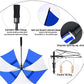 Baraida Golf Umbrella Large 62/68/72 Inch, Extra Large Oversize Double Canopy Vented Windproof Waterproof Umbrella, Automatic Open Golf Umbrella For Men And Women And Family.(68 Inch,White/Blue)