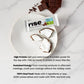Rise Pea Protein Bar - Chocolately Coconut | Breakfast Bar & Protein Snack 15g Protein Just 5 Whole Food Ingredients Non-GMO Glu