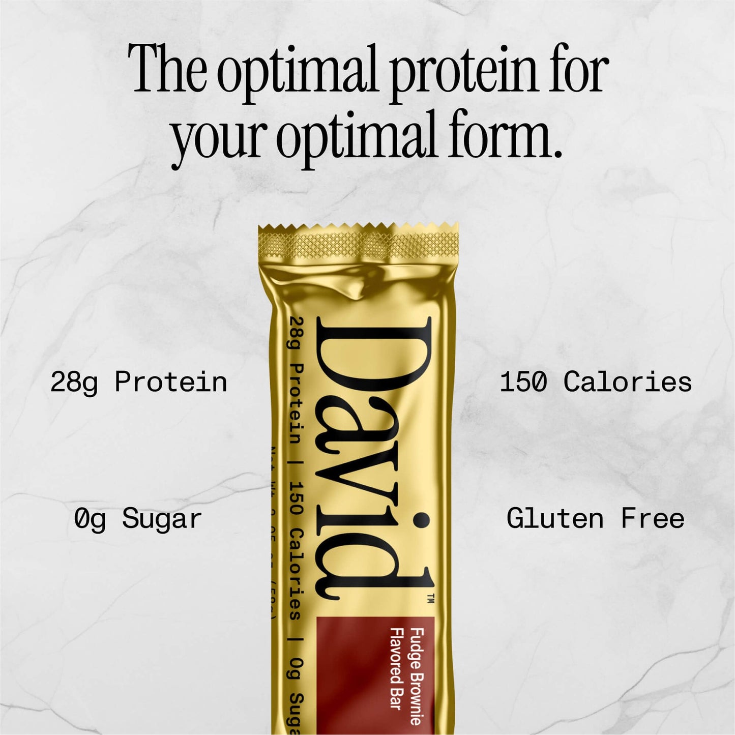 David High Protein Bars - Sugar Free, Low Carb, Gluten Free, 28g Protein, 150 Calories - Variety Pack of 6