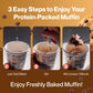 Bootylicious | High-Protein Muffin | 25g Protein  7g Net Carbs  1.86-1.76oz Cup  12-Pack (Chocolate Chip)