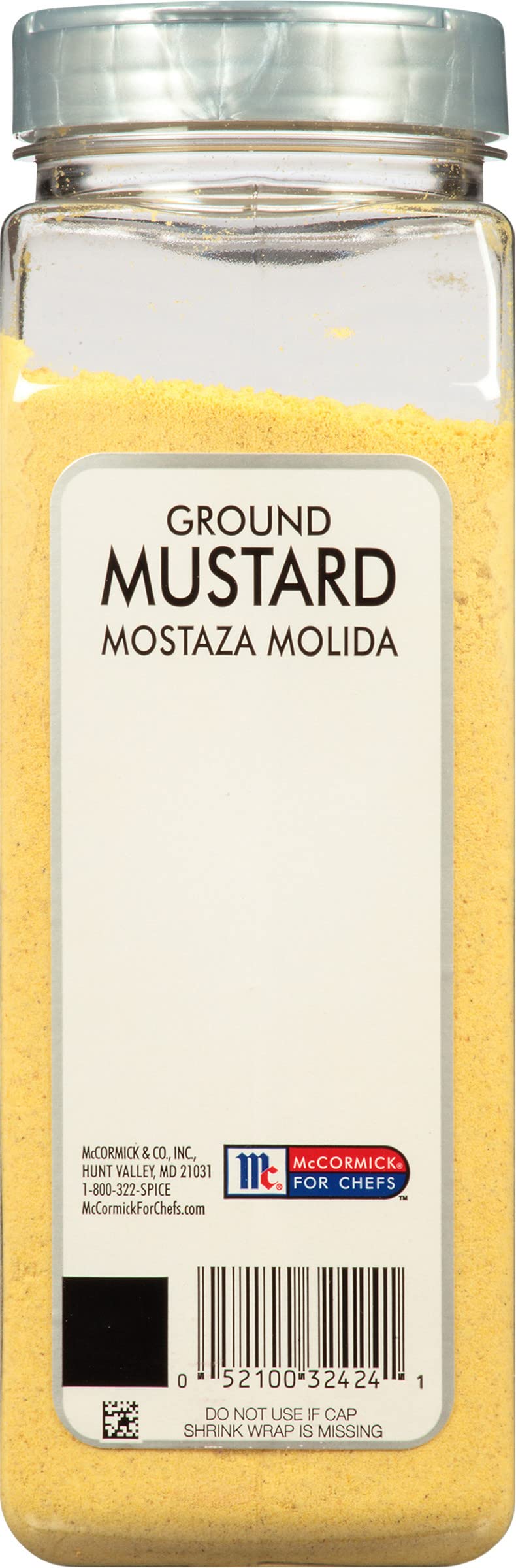 McCormick Culinary Ground Mustard Powder, 16 oz - Sharp Tangy Flavor for Dips and Sauces