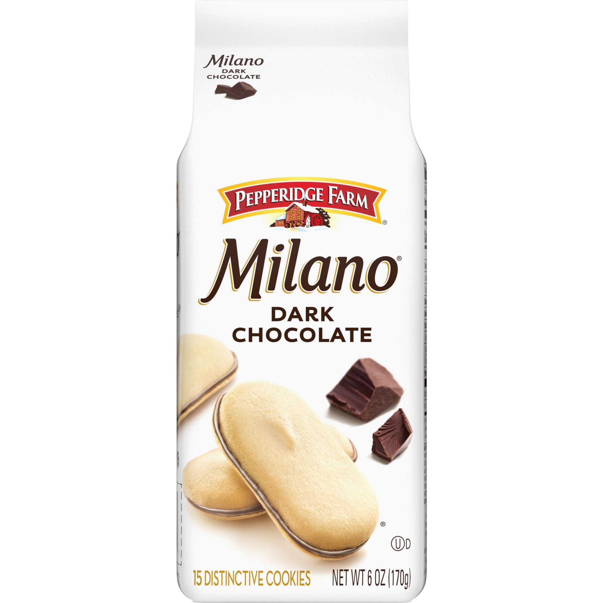 Pepperidge Farm Milano Dark Chocolate Cookies  6 Oz Bag (15 Cookies) (Pack Of 24)