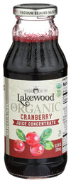 LAKEWOOD Organic Cranberry Juice, 12.5 FZ