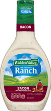 Hidden Valley Bacon Ranch Salad Dressing & Topping, Gluten Free, 16 Fl Oz, Model 00572