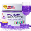 Sweets & Treats Boutique Purple Edible Glitter, 20g, Food Grade, Vegan, Kosher, Halal, Gluten Free, Wisteria Purple