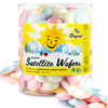 Gerrits Satellite Wafers Candy - Pack of 300 - Filled with Assorted Beads - Light, Crispy, and Nostalgic Flying Saucer Candy Wa