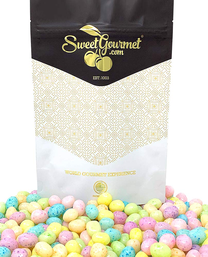 SweetGourmet Speckled Bird Eggs Candy | Easter Jelly Beans | 1 Pound