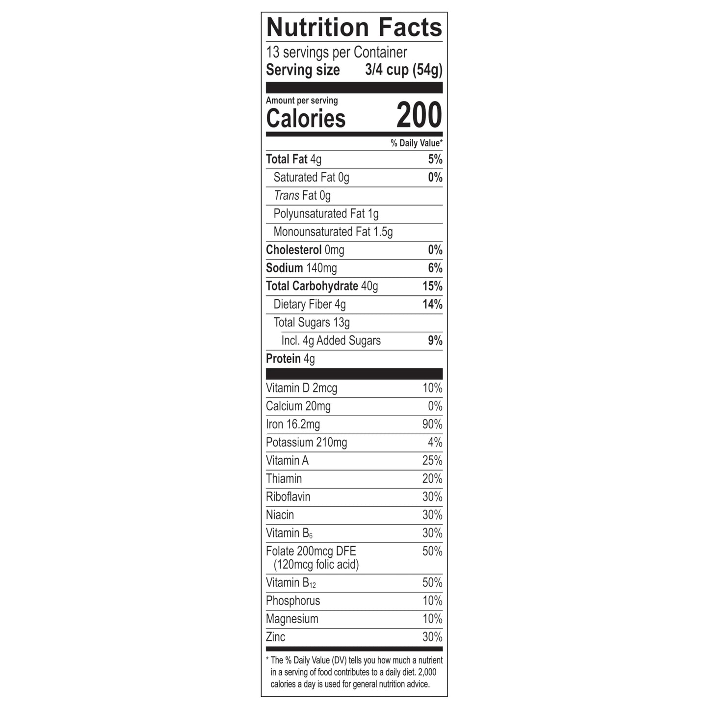 Great Grains Raisins Dates & Pecans Breakfast Cereal  Crunchy Clusters with Sweet Fruit and Whole Grains  Non-GMO  25 oz Box