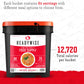 Readywise - Entr  E Grab & Go Bucket, 60 Servings, Emergency, Mre Supply, Premade, Freeze Dried Survival Food For Hiking, Advent