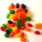 Jumbo Extra Large Fresh Chewy Fruit Flavored Jelly Beans - 1.5 Lbs Fresh Bulk Assortment Of Cherry Lemon Lime Grape Orange Straw