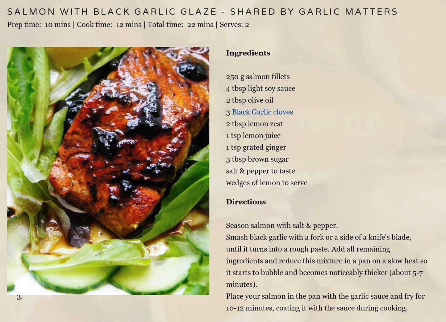 Organic Black Garlic Whole Bulbs 3/4 lb