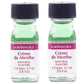 LorAnn Oils Super Strength Flavoring, Crème de Menthe, 0.125 fl oz (Pack of 2), Green, Model 0510